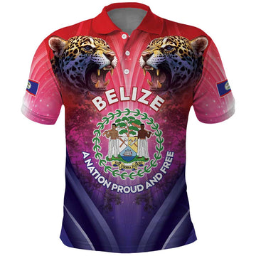 Belize 44th Independence Anniversary Polo Shirt Stronger Together Rising Forever LT05