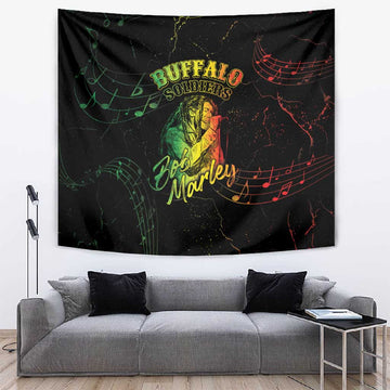 Reggae King Buffalo Soldier Tapestry Honoring The Legend LT05