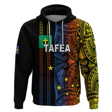 Custom Vanuatu Tafea Hoodie Polynesian Tribal LT6