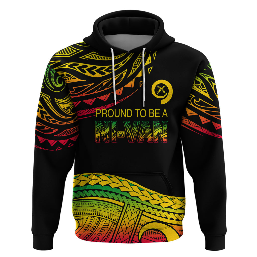 Custom Tribal Vanuatu Hoodie Pround To Be A Ni Van LT6