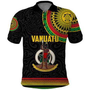 Custom Vanuatu Polo Shirt Polynesia Circle LT6