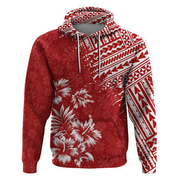 Hawaii Summer Hoodie Mix Polynesian Red LT6