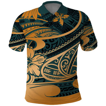 Polynesian Tribal Polo Shirt LT6