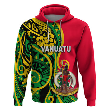 Personalized Vanuatu Hoodie Polynesian Patterns LT6