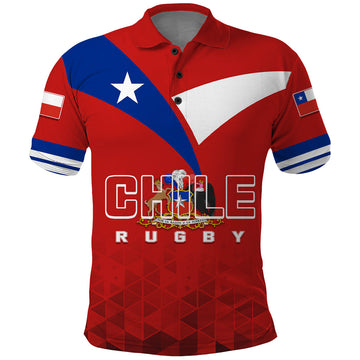Chile Rugby 2023 Polo Shirt Rising Star New History LT7