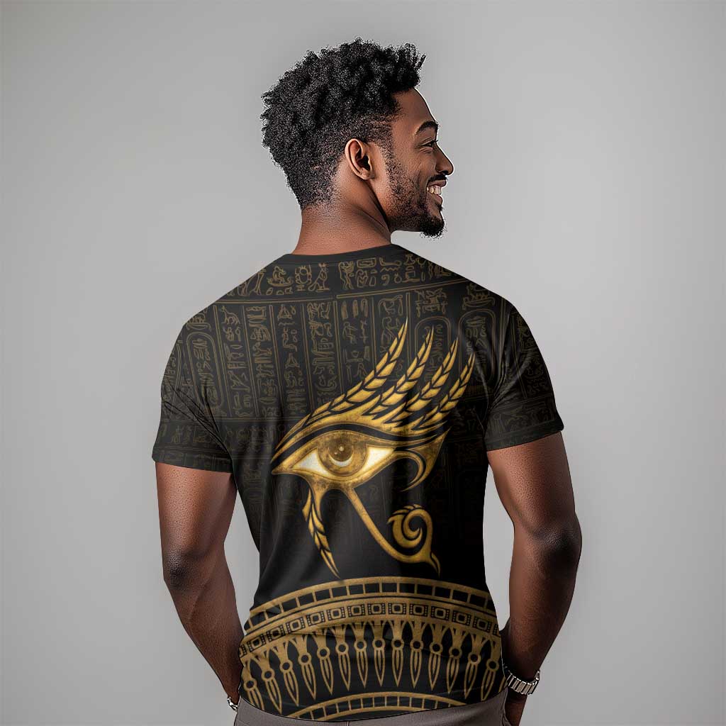 Ancient Egypt Gold Intricate T shirt Eye of Horus LT7