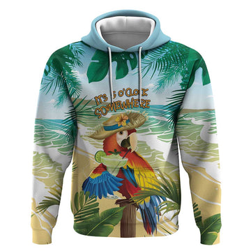 Aloha Hawaii It's 5 o'clock Somewhere Hoodie LT7
