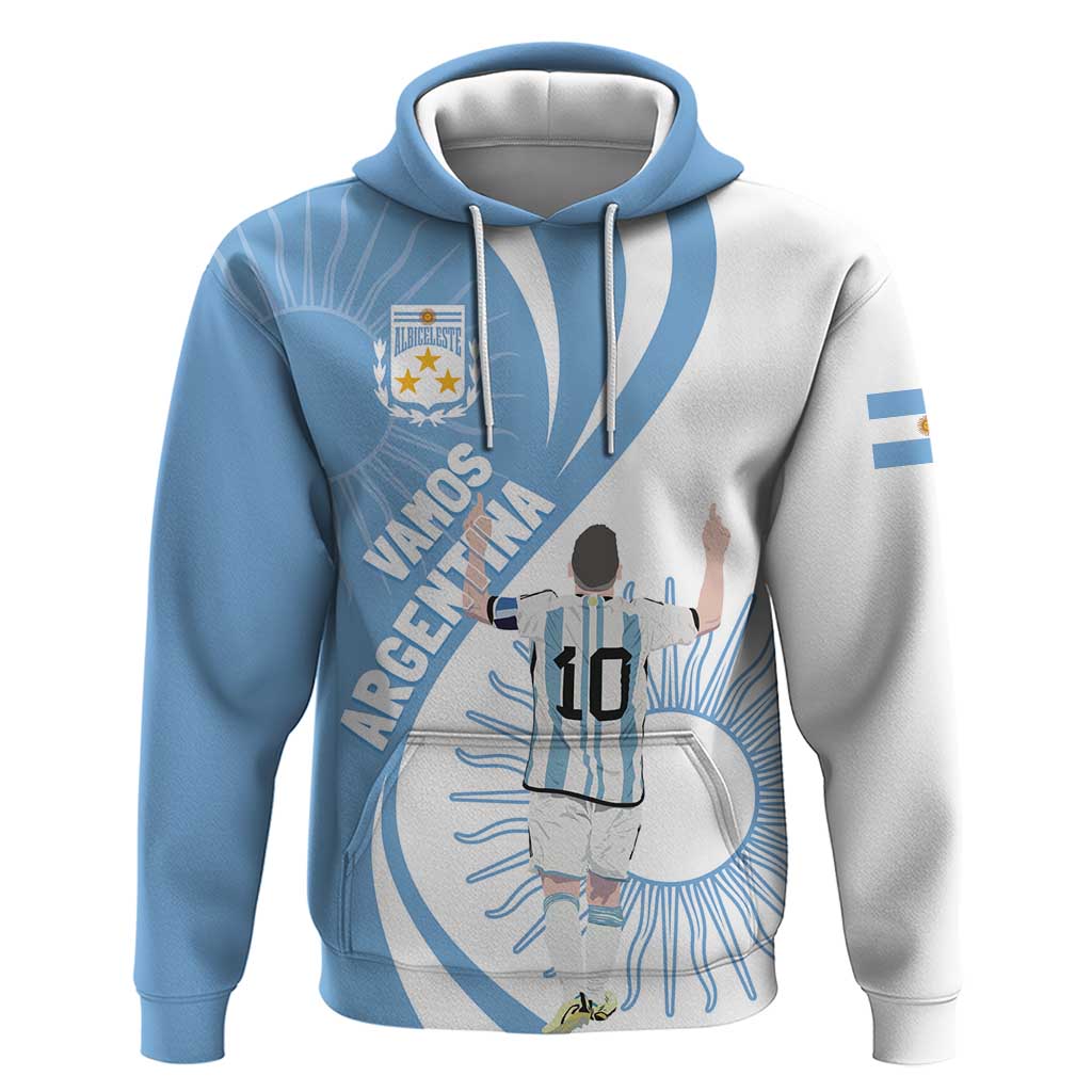 Argentina La Albiceleste Custom Hoodie Vamos Argentina LT7