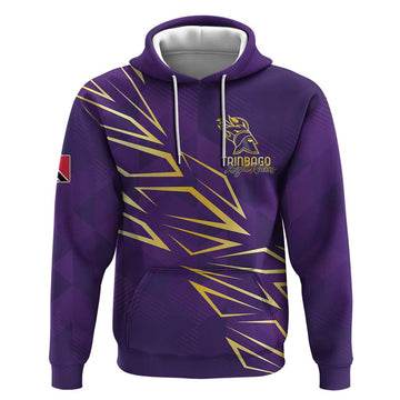 Trinbago Cricket Custom Hoodie TKR Quadruple Champion LT7