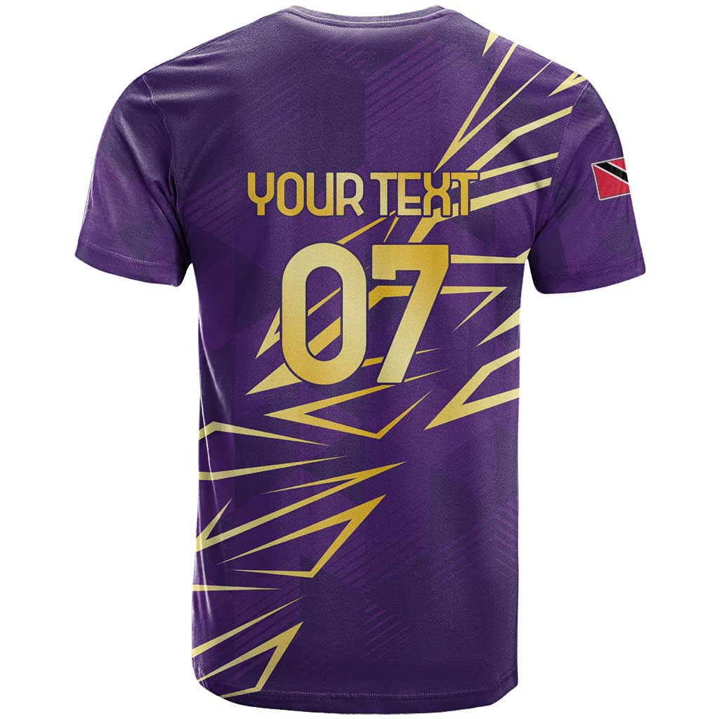 Afro-Trinbago Cricket Custom T shirt TKR Quadruple Champion LT7