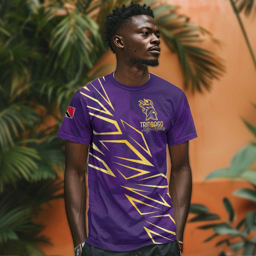 Afro-Trinbago Cricket Custom T shirt TKR Quadruple Champion LT7