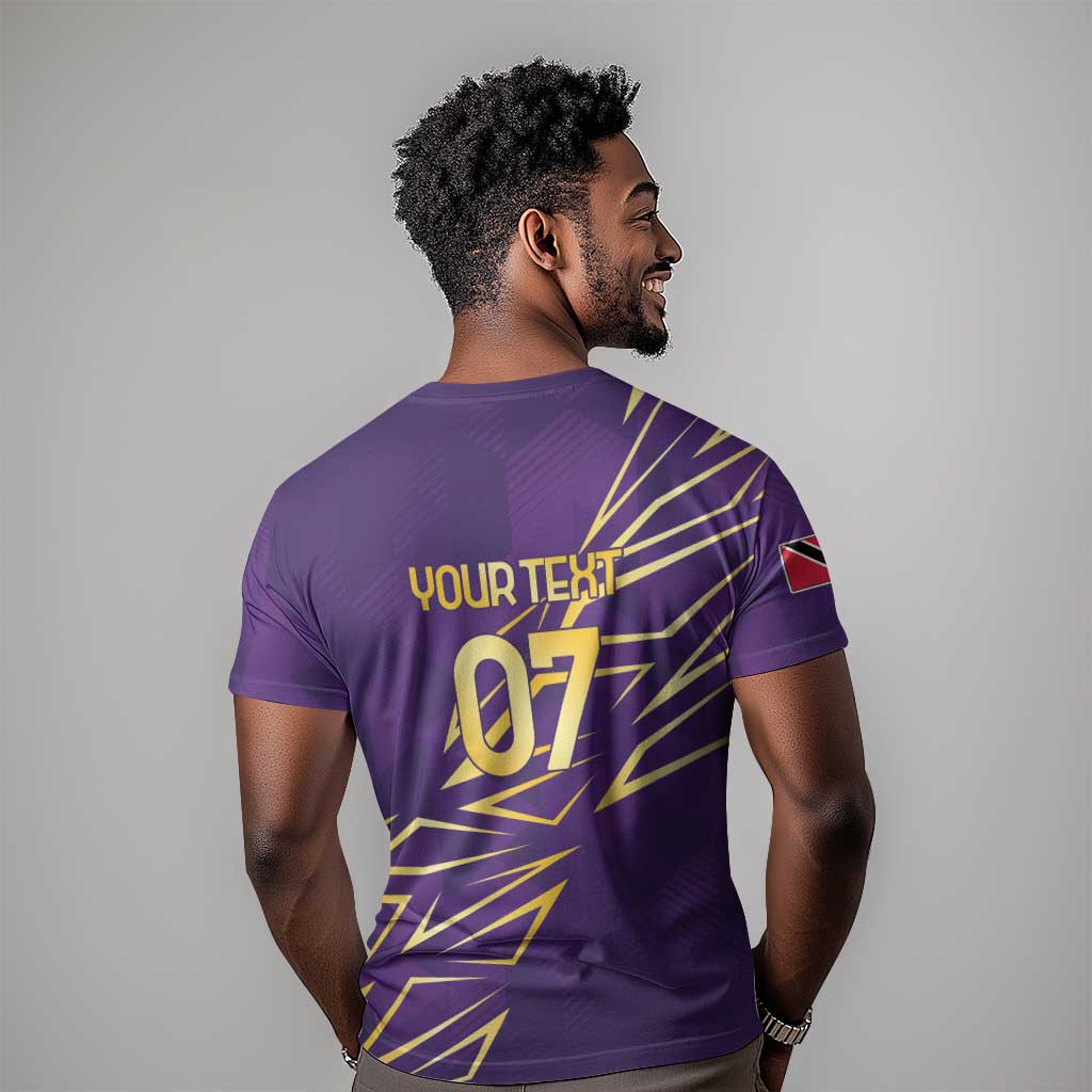 Afro-Trinbago Cricket Custom T shirt TKR Quadruple Champion LT7