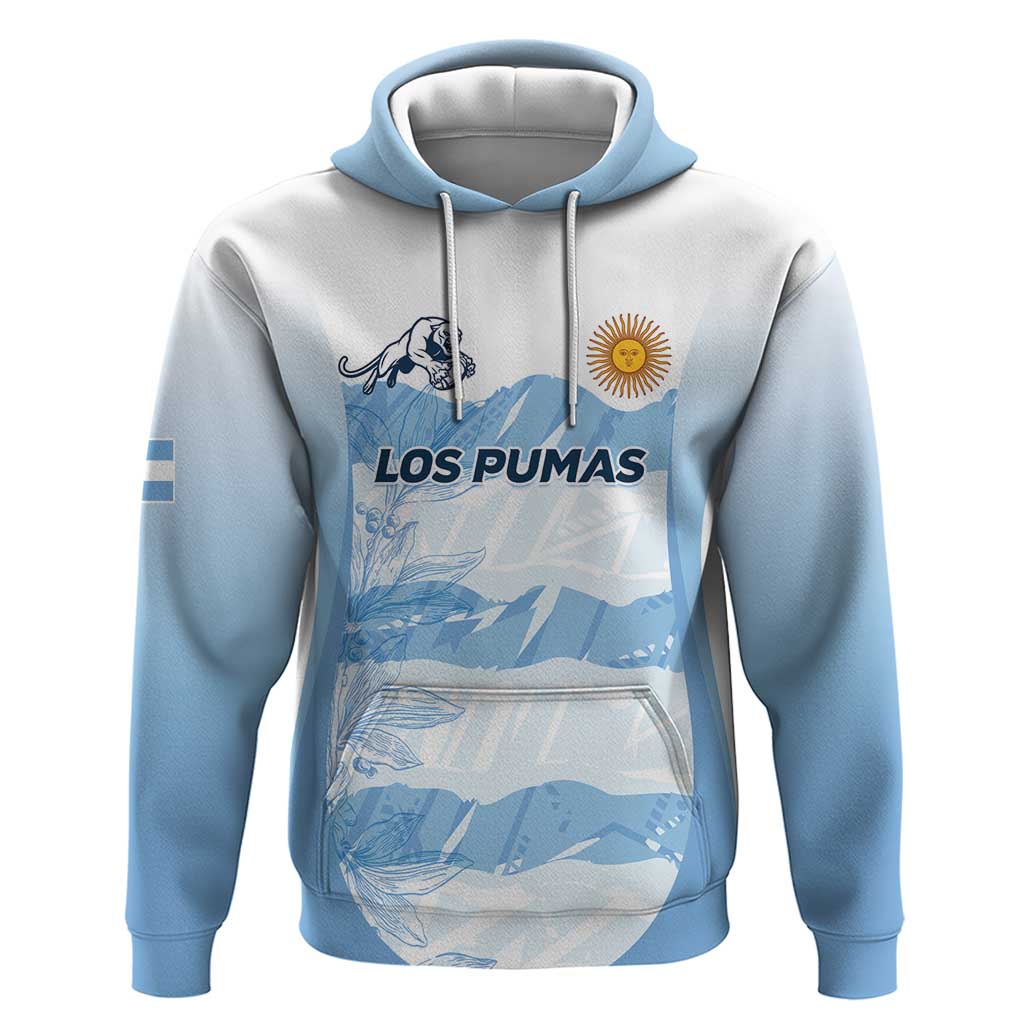 Argentina Rugby Los Pumas Custom Hoodie Traditional Colors LT7