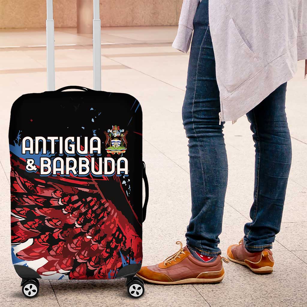 Antigua and Barbuda Cricket Luggage Cover Falcons Wings - Take Off LT7