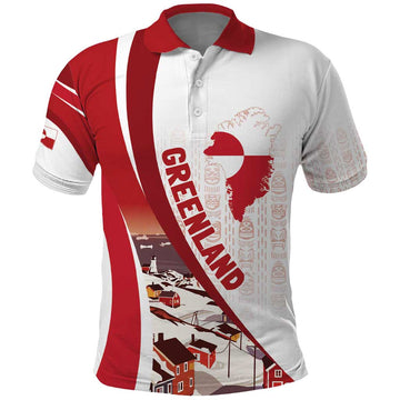 Personalized Greenland Polo Shirt Tupilaks Inspired LT7