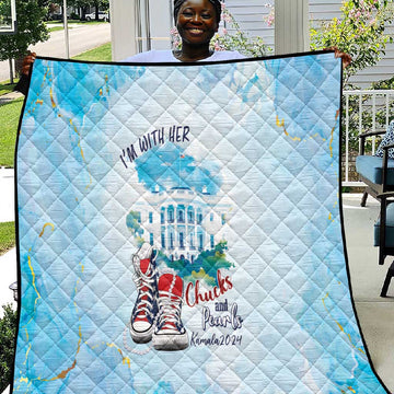 Chucks N Pearls 2024 Quilt I'm With Her LT7