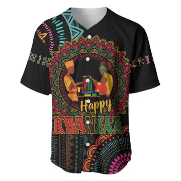 Africa Happy Kwanzaa Baseball Jersey Nguzo Saba LT7