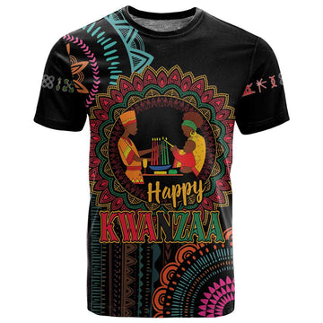 Africa Happy Kwanzaa T shirt Nguzo Saba LT7