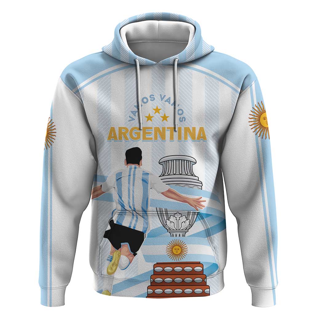 Argentina Campeones Custom Hoodie Vamos Vamos Albiceleste LT7