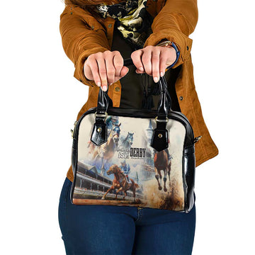 Kentucky Horse Racing Shoulder Handbag For The Roses LT7