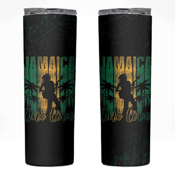 Afro-Jamaican One Love Grunge Skinny Tumbler Jamrock LT7