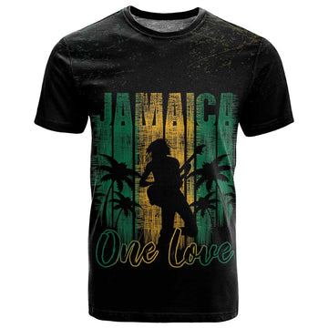 Afro-Jamaican One Love Grunge T shirt Jamrock LT7