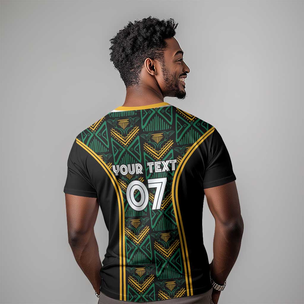 Afro-Jamaica Custom T shirt Reggae Boyz Ethnic Motifs LT7