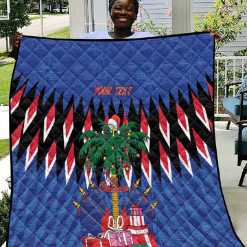 Haiti Afro Christmas Personalized Quilt Festive Vibes LT7