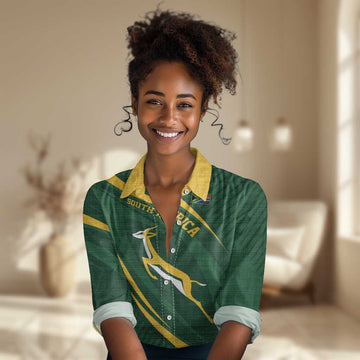 Personalized South Africa Bokke Women Casual Shirt Minimalism Style LT7