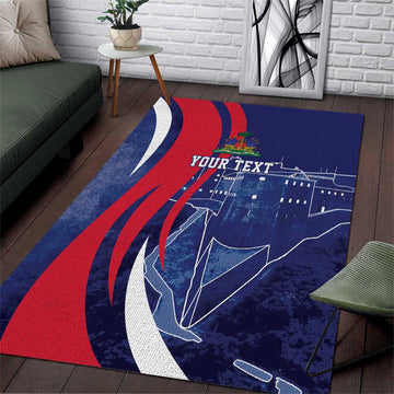 Personalized Haiti Citadelle Laferrière Area Rug Grunge Style LT7