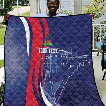 Personalized Haiti Citadelle Laferrière Quilt Grunge Style LT7