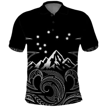 New Zealand Polo Shirt Maori Te Iwa o Matariki LT7