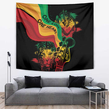 Reggae Day Tapestry One Love One Heart LT7