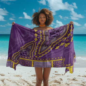 Dashiki Sarong Luxury Afro - Violet LT7