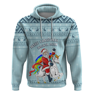 Unicorn - Make Christmas Magical Again Hoodie LT7