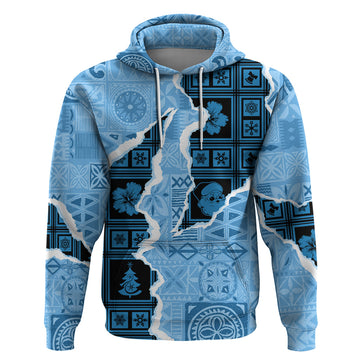 Bula Fiji Tapa Mix Christmas Hoodie Vintage Style LT7