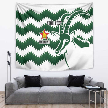 Zimbabwe Rugby The Sables Personalized Tapestry Retro Jersey Inspired LT7