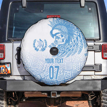 Guatemala Personalized Spare Tire Cover Mayan Warrior LT7
