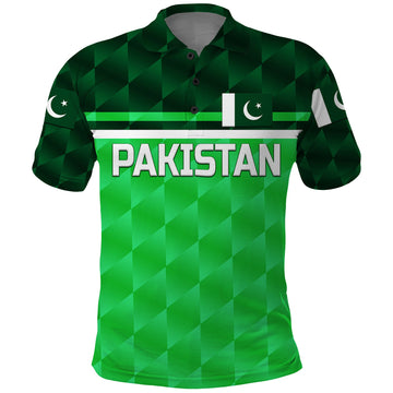 Custom Pakistan Cricket Polo Shirt Pak Shaheens Unique Green LT8