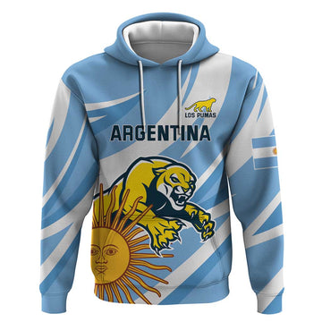 Custom Argentina Rugby Champion Hoodie Los Puma with Sporty Style LT9