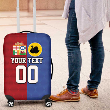 Custom British Lions Australia Western Force Luggage Cover Sporty Style LT9