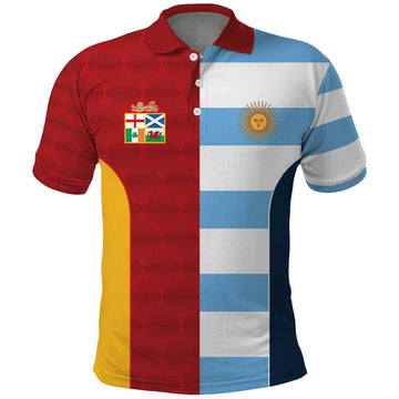 Custom British Lions-Argentina Polo Shirt Sporty Style LT9