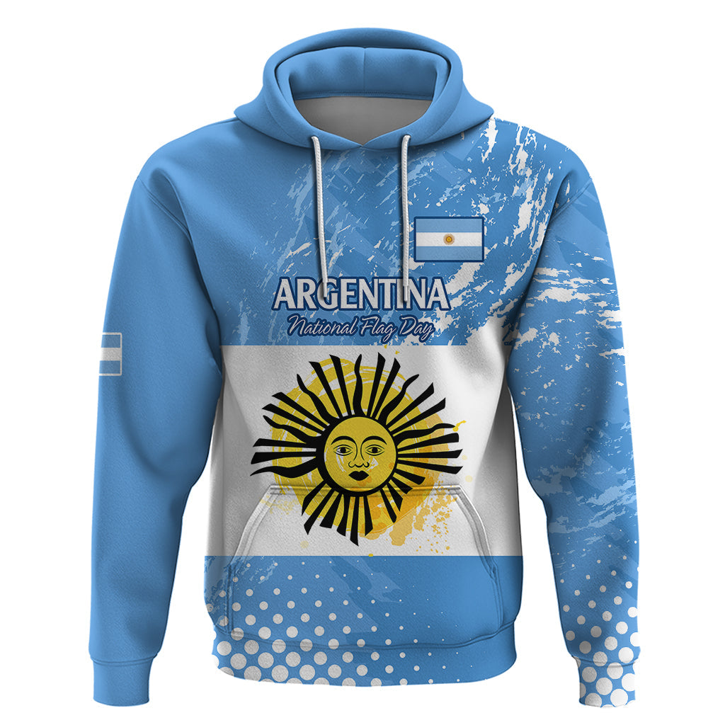 Argentina National Flag Day Hoodie Da de la Bandera Nacional LT9
