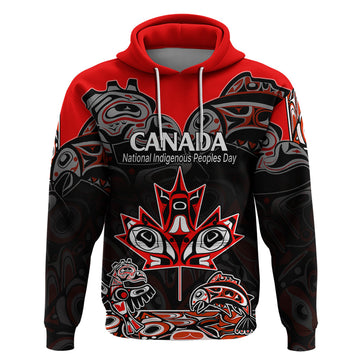 Canada National Aboriginal Day Hoodie Indigenous Art Stylization LT9