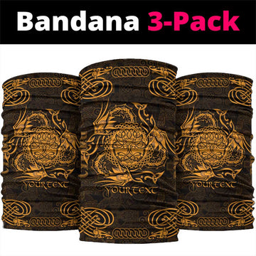 Personalized Radnorshire Sir Faesyfed Neck Gaiter Gold Oak Tree Of Life Celtic-inspired LT9