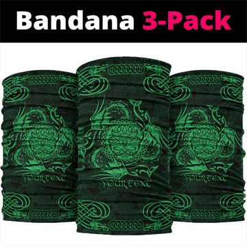 Personalized Radnorshire Sir Faesyfed Neck Gaiter Green Oak Tree Of Life Celtic-inspired LT9