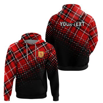 Custom Scottish Gaelic Hoodie Crest Scotland Lion Tartan LT9