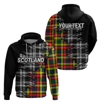 Custom Scottish Tartan Hoodie Scotland Modern Crest Tartan LT9