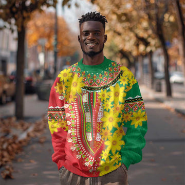 Afro Ethiopian New Year Sweatshirt Enkutatash Adey Abeba Flower Art LT9