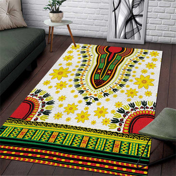 Afro Enkutatash Dashiki and Adey Abeba Area Rug LT9